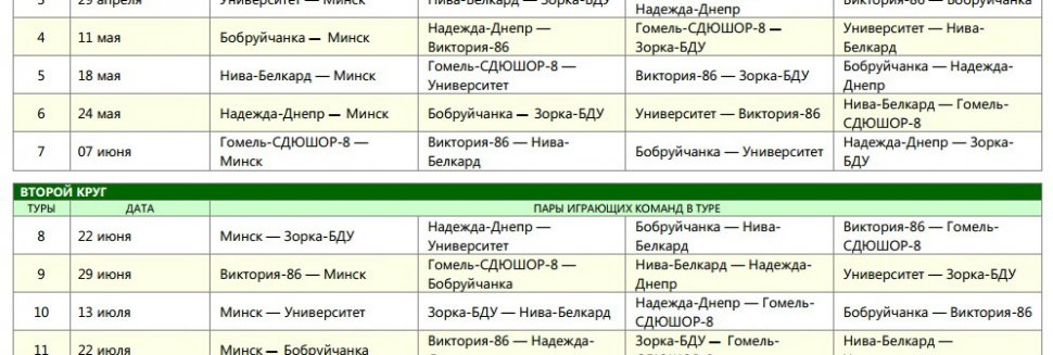 Календарь Игр